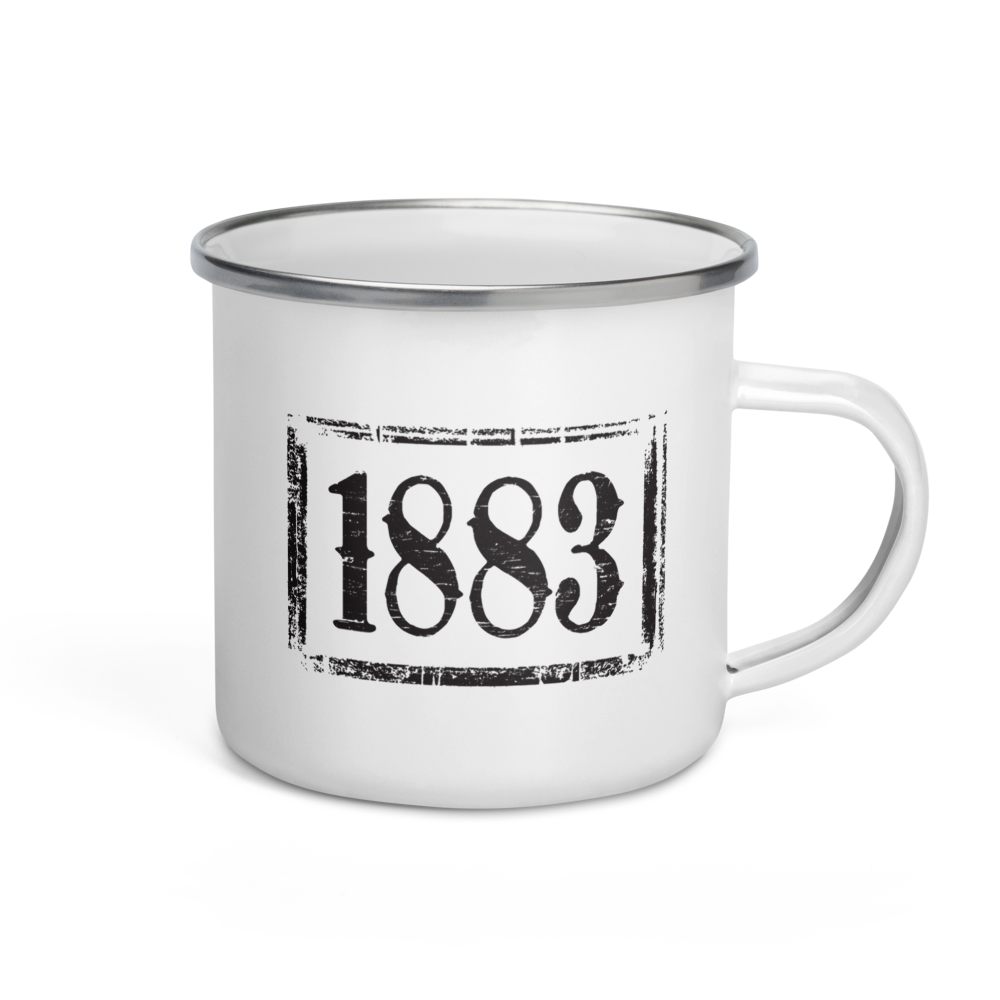 Yellowstone 1883 Logo Enamel Mug