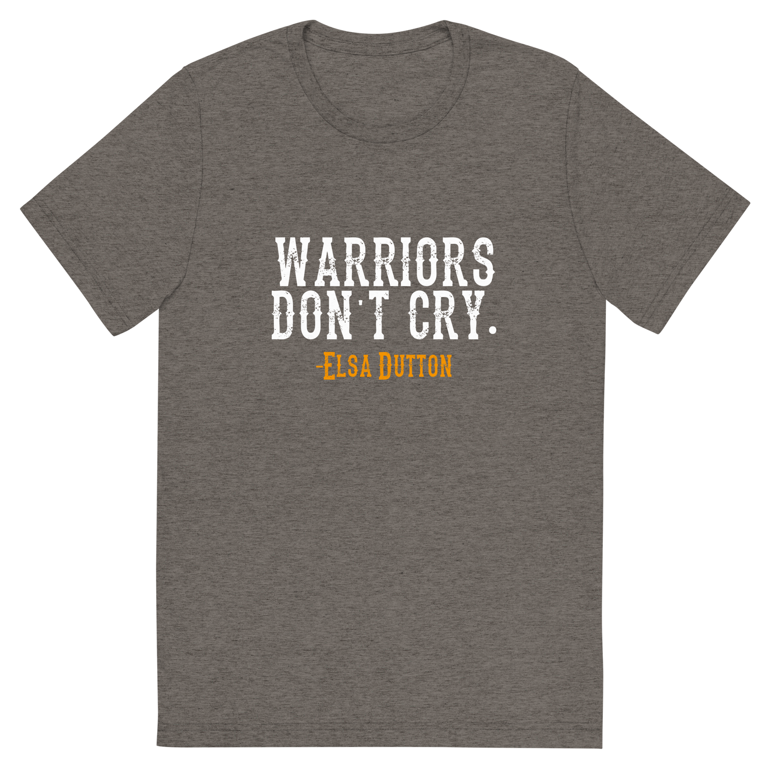 Yellowstone 1883 Warriors Don't Cry Adult Tri-Blend T-Shirt
