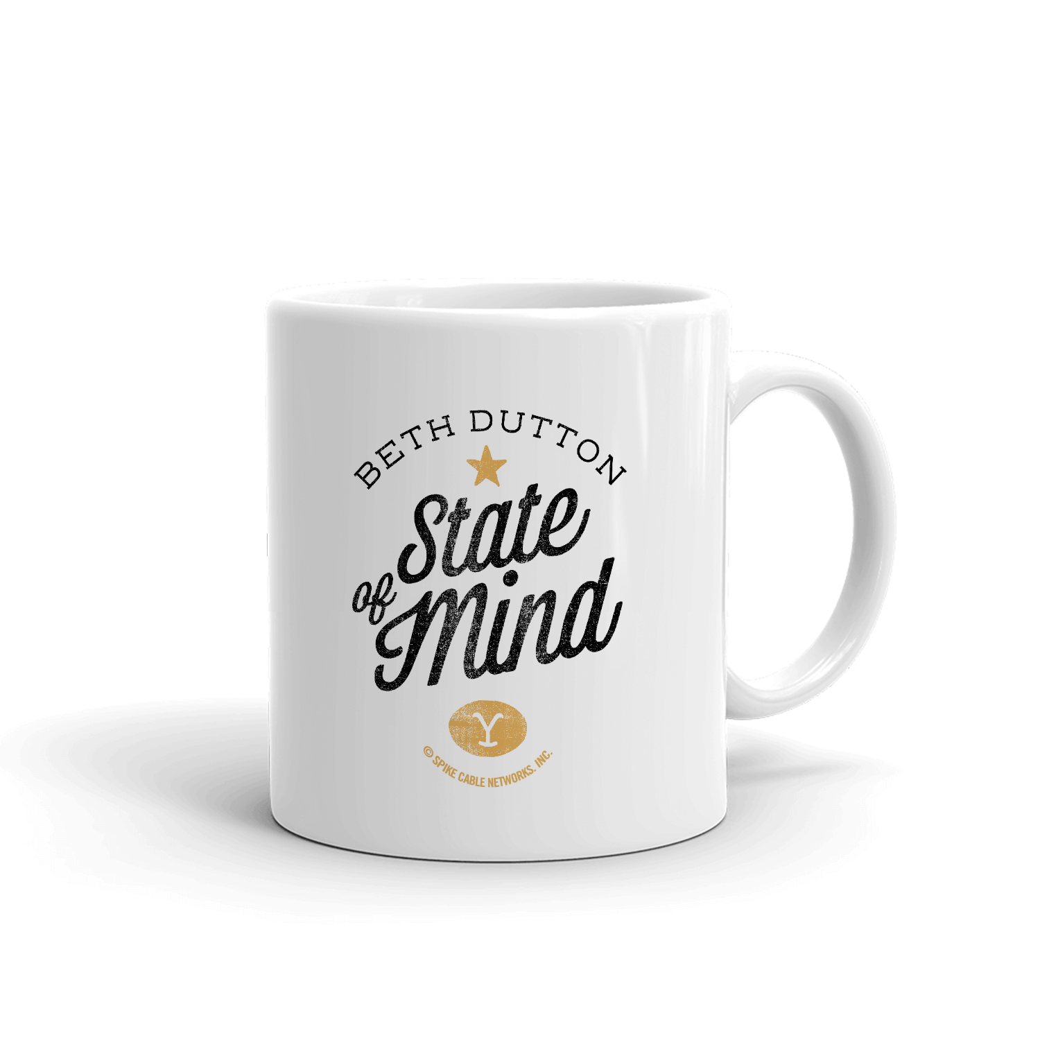 Yellowstone Beth Dutton State of Mind White Mug