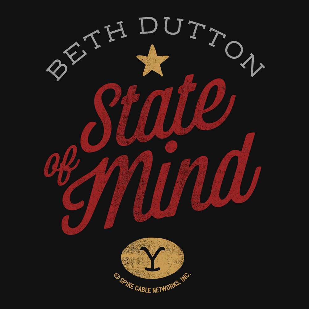 Yellowstone Beth Dutton State of Mind Women's Short Sleeve T-Shirt