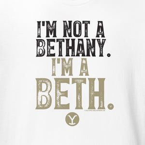 Yellowstone Ich bin eine Beth T-Shirt