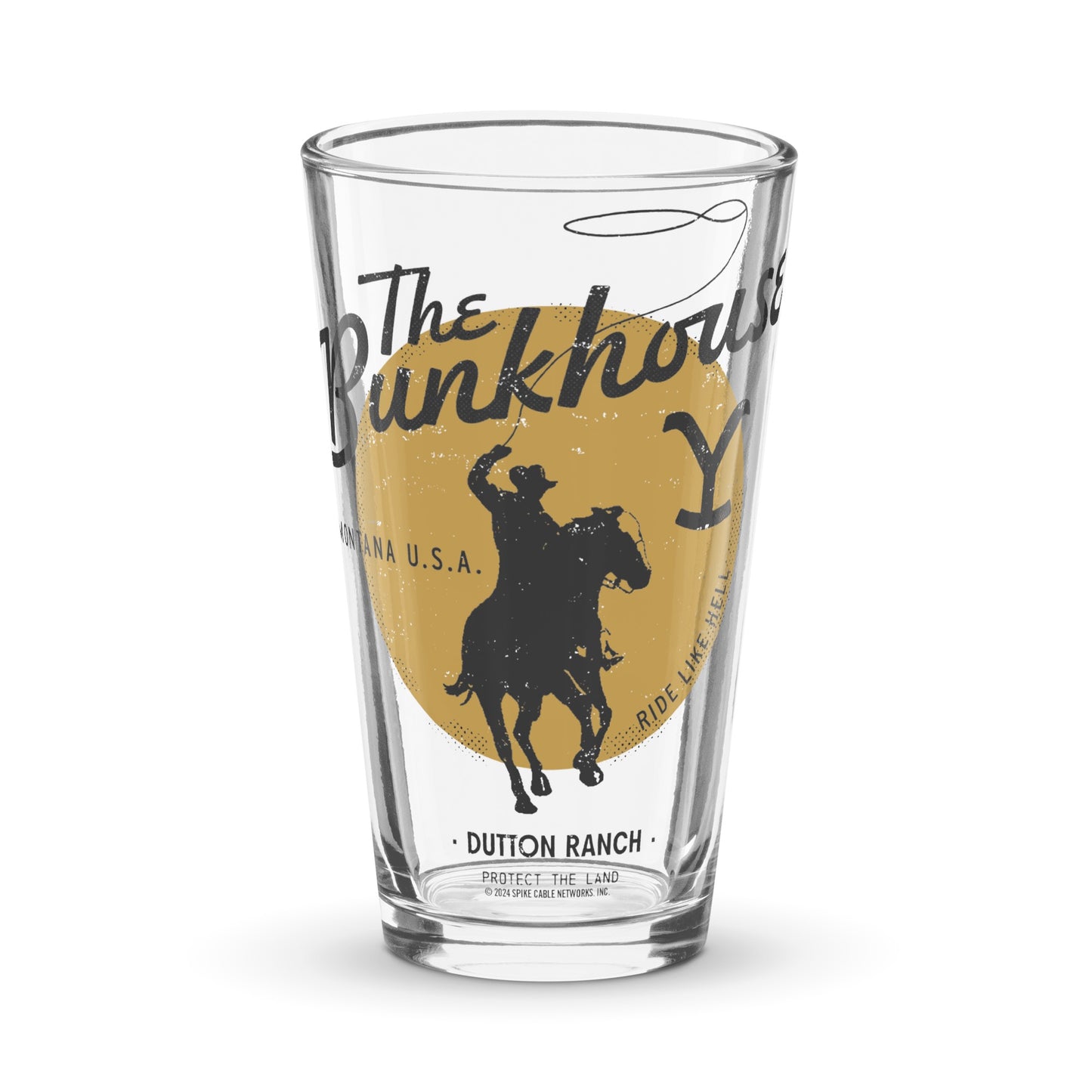 Yellowstone Bunkhouse Pint Glass
