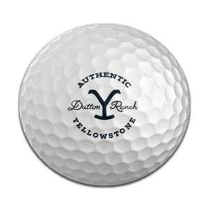 Yellowstone Dutton Ranch Golfball Satz von 6