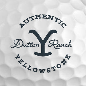 Yellowstone Jeu de 6 balles de golf Dutton Ranch