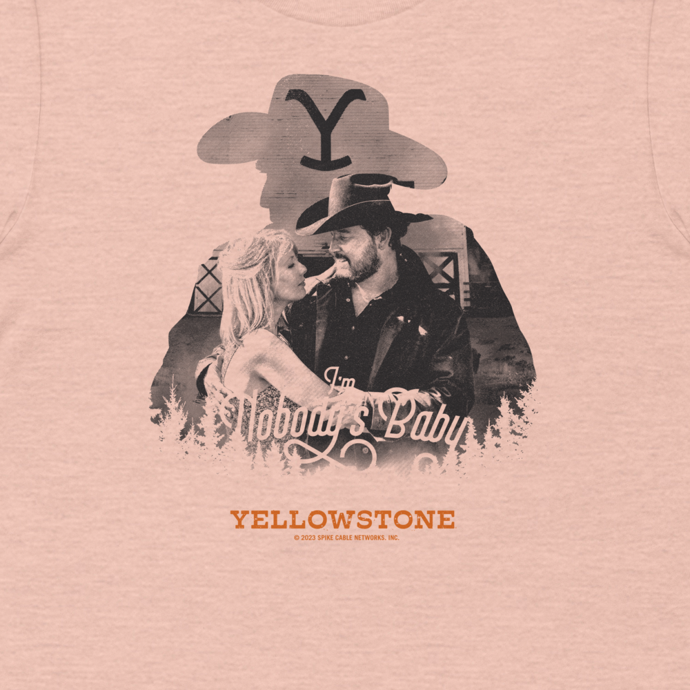 Yellowstone I'm Nobody's Baby T-Shirt adulte à manches courtes