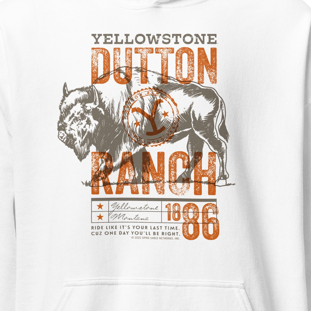 Yellowstone Ride Like It's Your Last Sweatshirt à capuche
