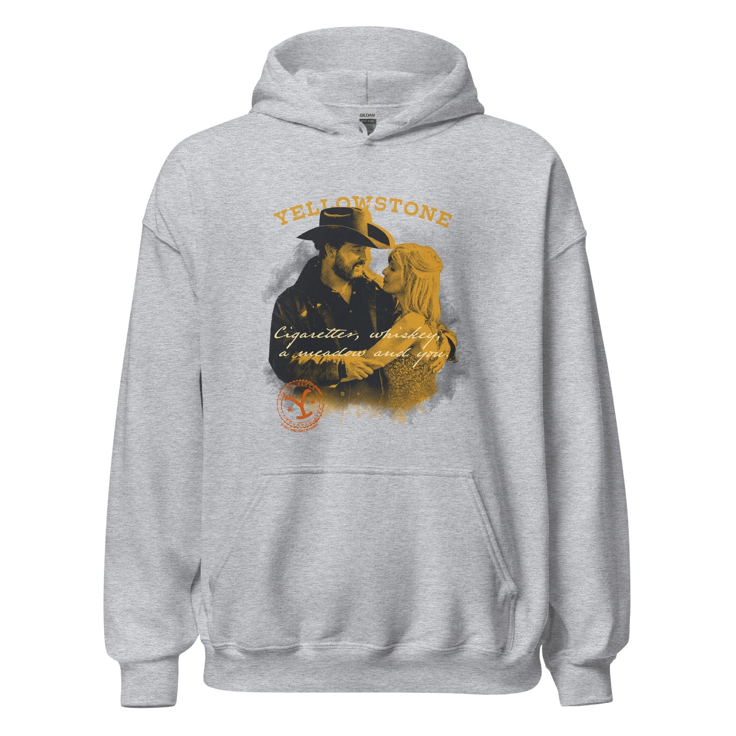 Yellowstone Cigarettes Whiskey and You Hooded Sweatshirt