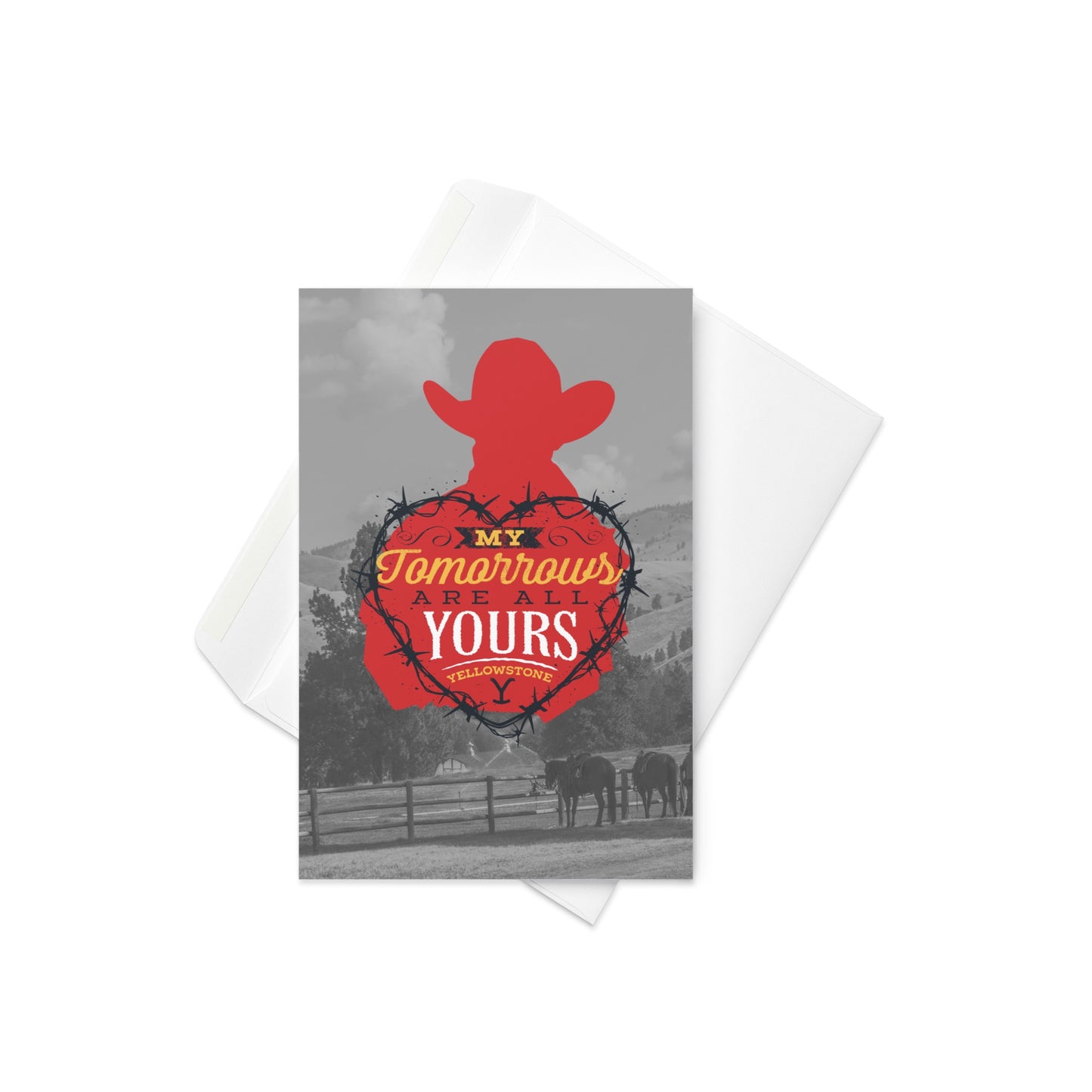 Yellowstone My Tomorrows Are All Yours Scenery Greeting Card