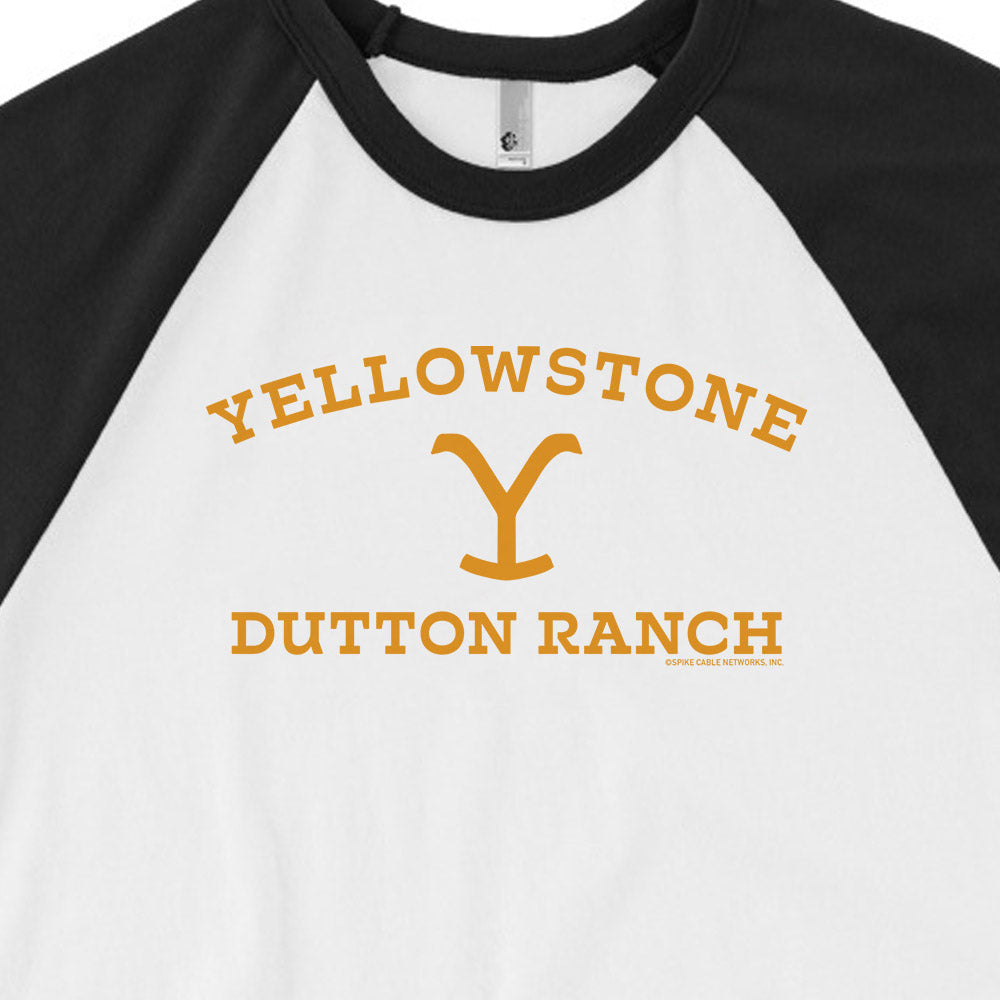 Yellowstone Dutton Ranch Unisex 3/4 Sleeve Raglan Shirt