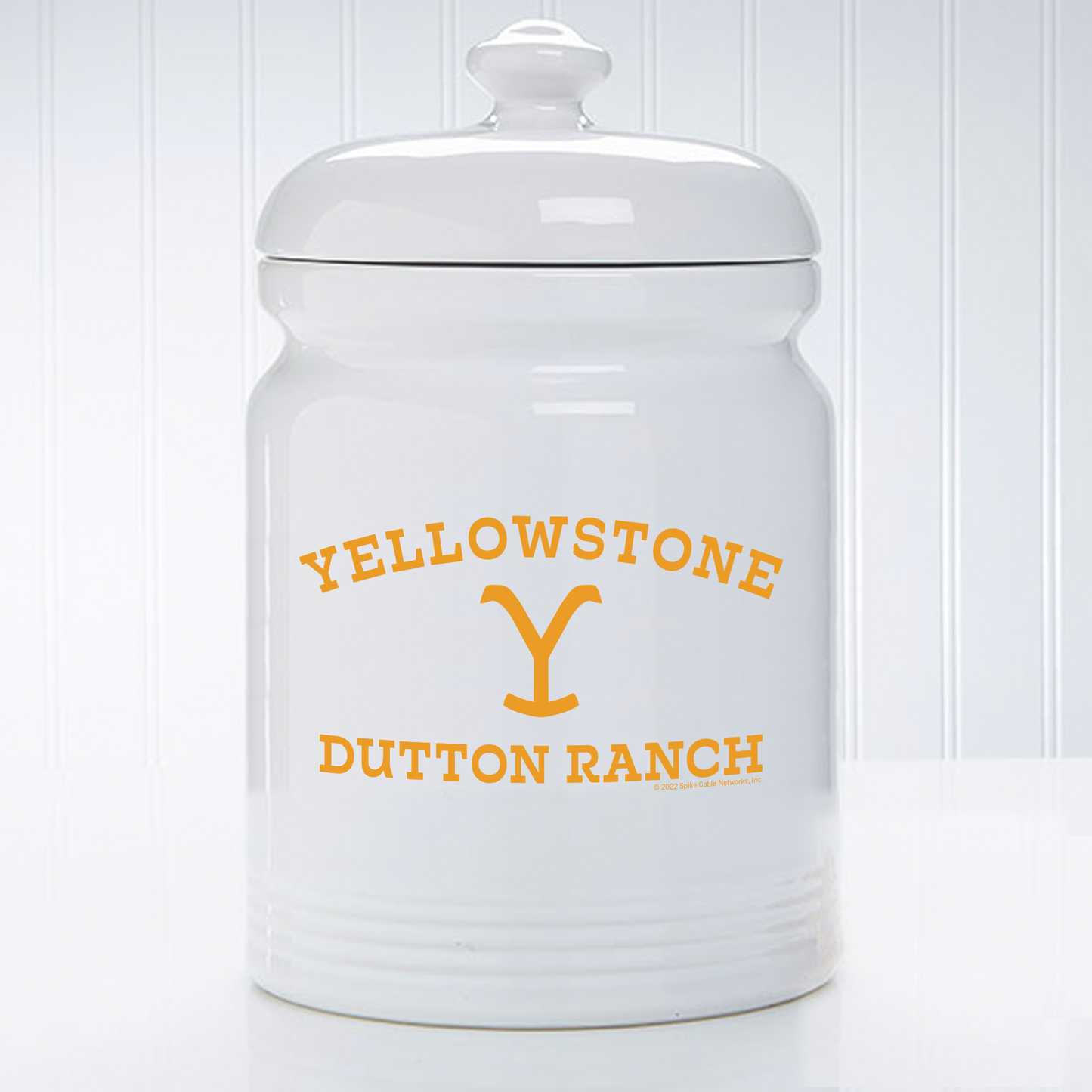 Yellowstone Dutton Ranch Logo Pet Treat Jar