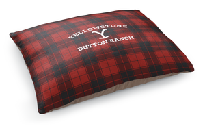 Yellowstone Dutton Ranch Plaid Pet Bed
