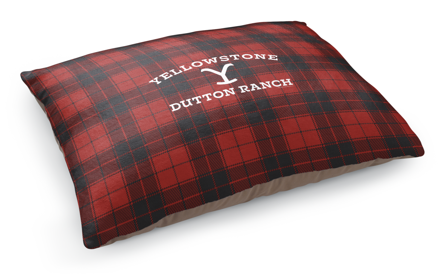 Yellowstone Dutton Ranch Plaid Pet Bed