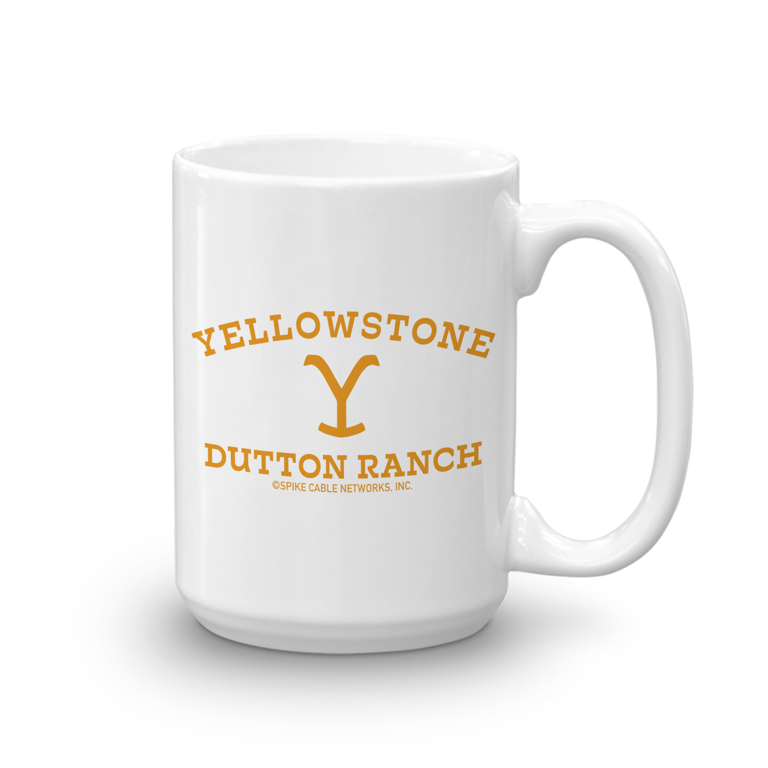 Yellowstone Dutton Ranch Logo White Mug