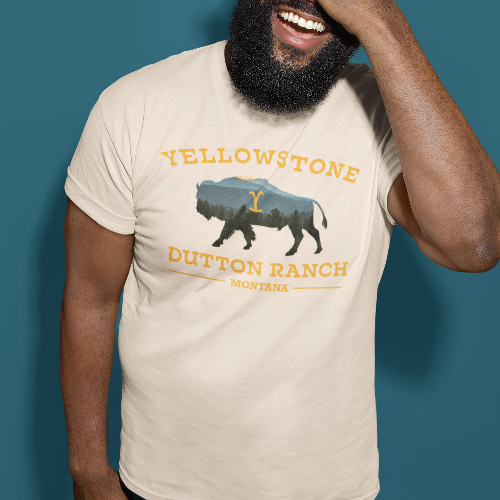 Yellowstone Dutton Ranch Bull Adult Short Sleeve T-Shirt