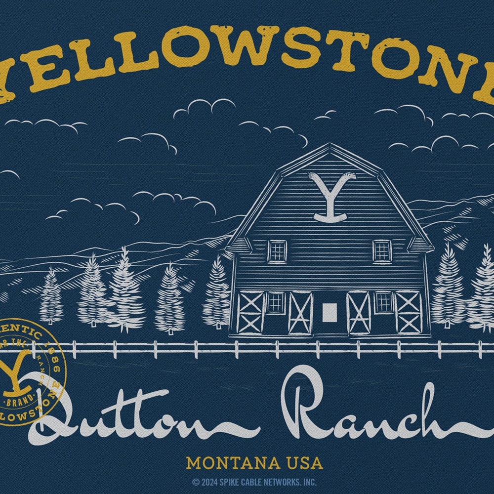 Yellowstone Dutton Ranch Barn Mouse Pad