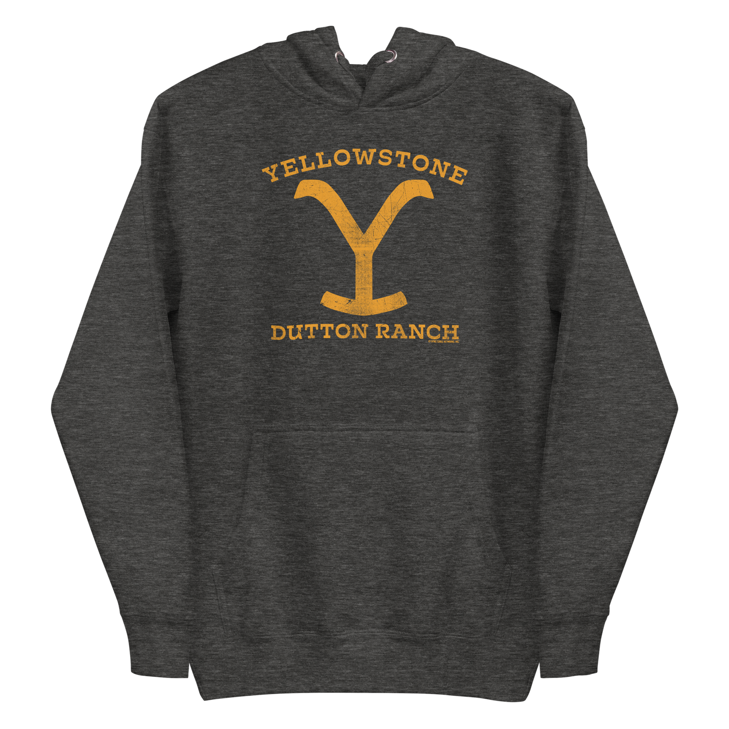 Yellowstone Dutton Ranch Distressed Logo Unisex Premium Hoodie