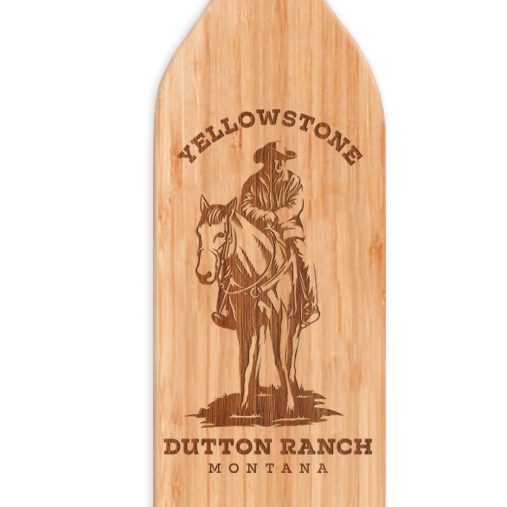 Yellowstone Dutton Ranch Montana Wine Bottle Cutting Board
