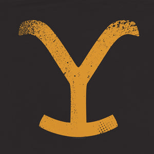 Yellowstone Y Logo Flagge