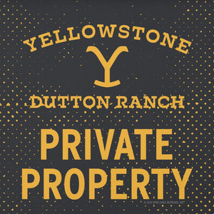 Yellowstone Dutton Ranch Private Property Laptop Sleeve