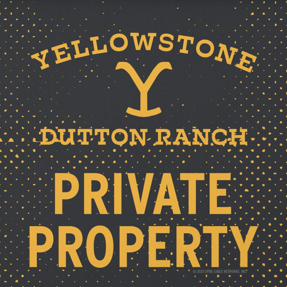 Yellowstone Dutton Ranch Private Property Laptop Sleeve