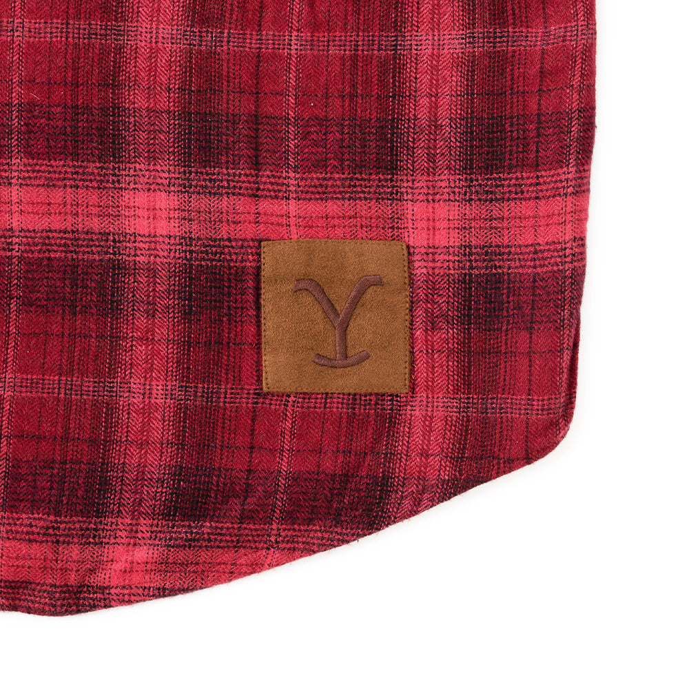 Yellowstone Y Logo Mujeres's Snuggler Flannel Dress