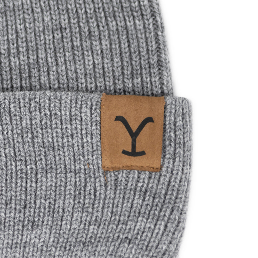 Yellowstone Y logo unisexe acrylique tricot