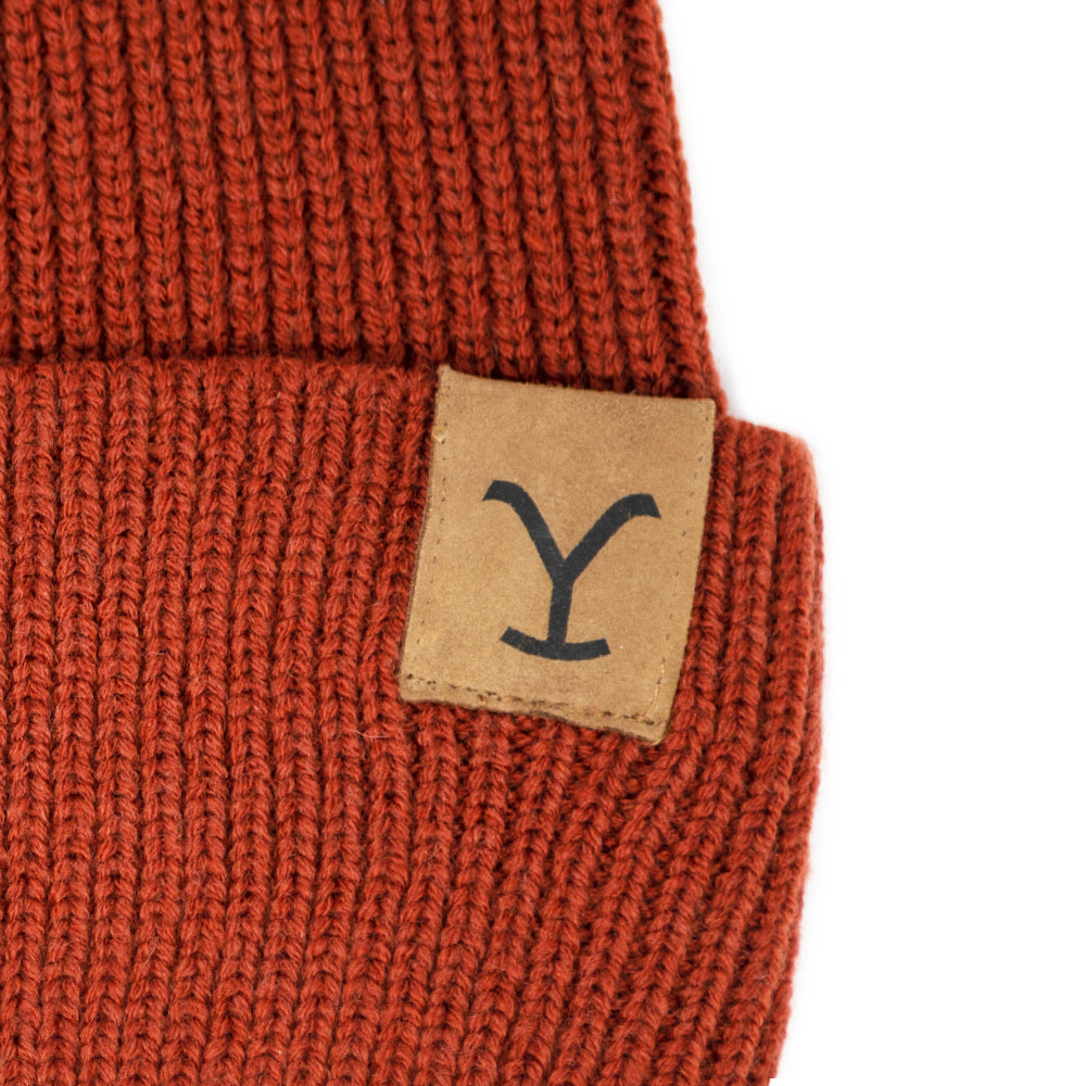 Yellowstone Y logo unisexe acrylique tricot