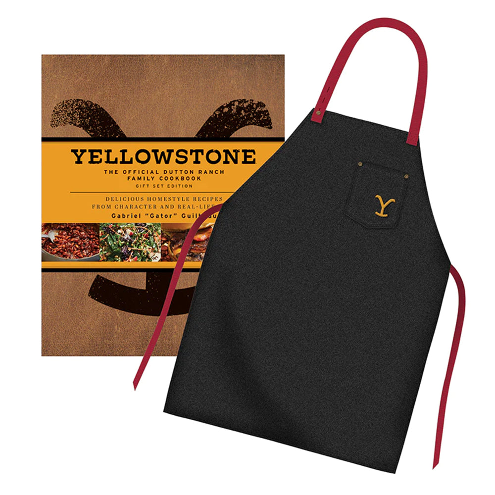 Yellowstone: Juego de Regalo del Libro de Cocina Familiar Oficial del Rancho Dutton