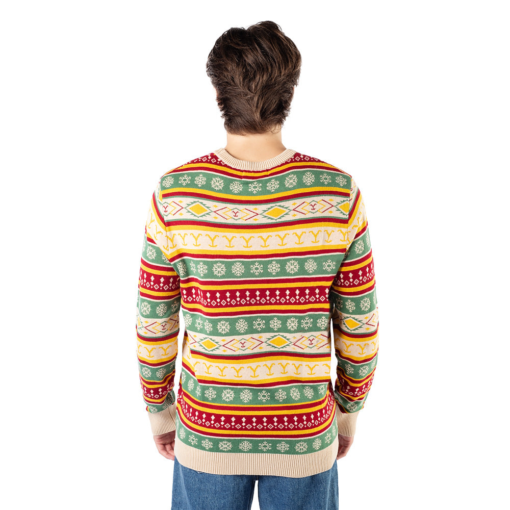 Yellowstone Dutton Ranch Holiday Knitted Sweater