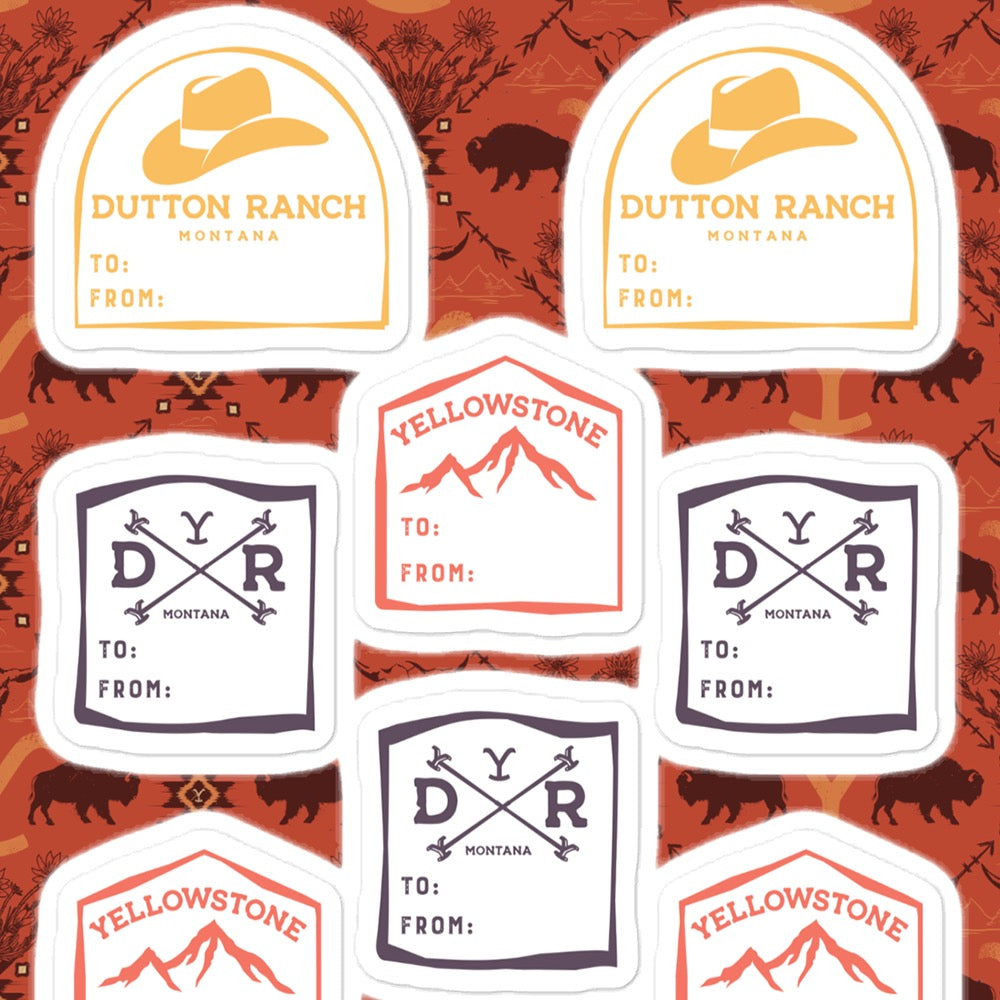 Yellowstone Icons Gift Sticker Sheet