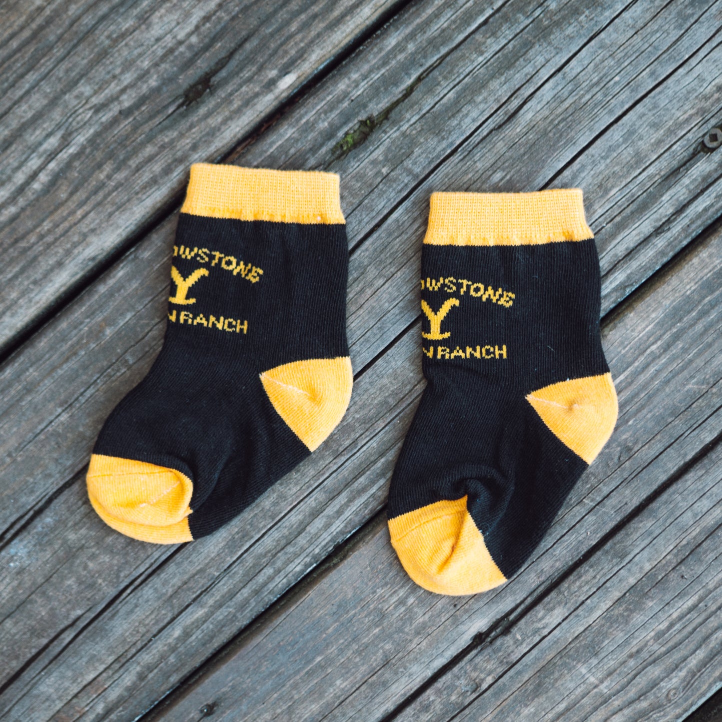 Yellowstone Logo Baby Socks
