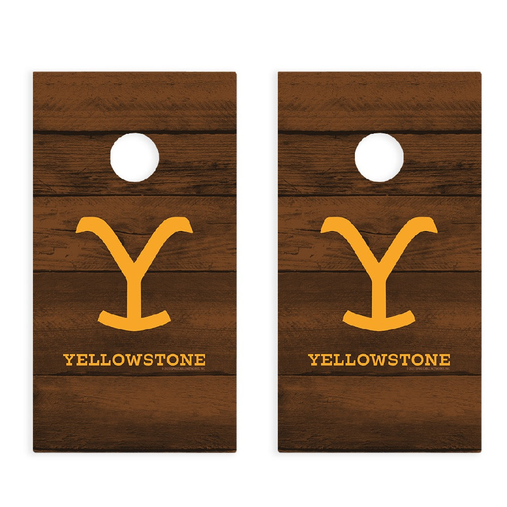 Yellowstone Logo Schreibtisch-Cornhole