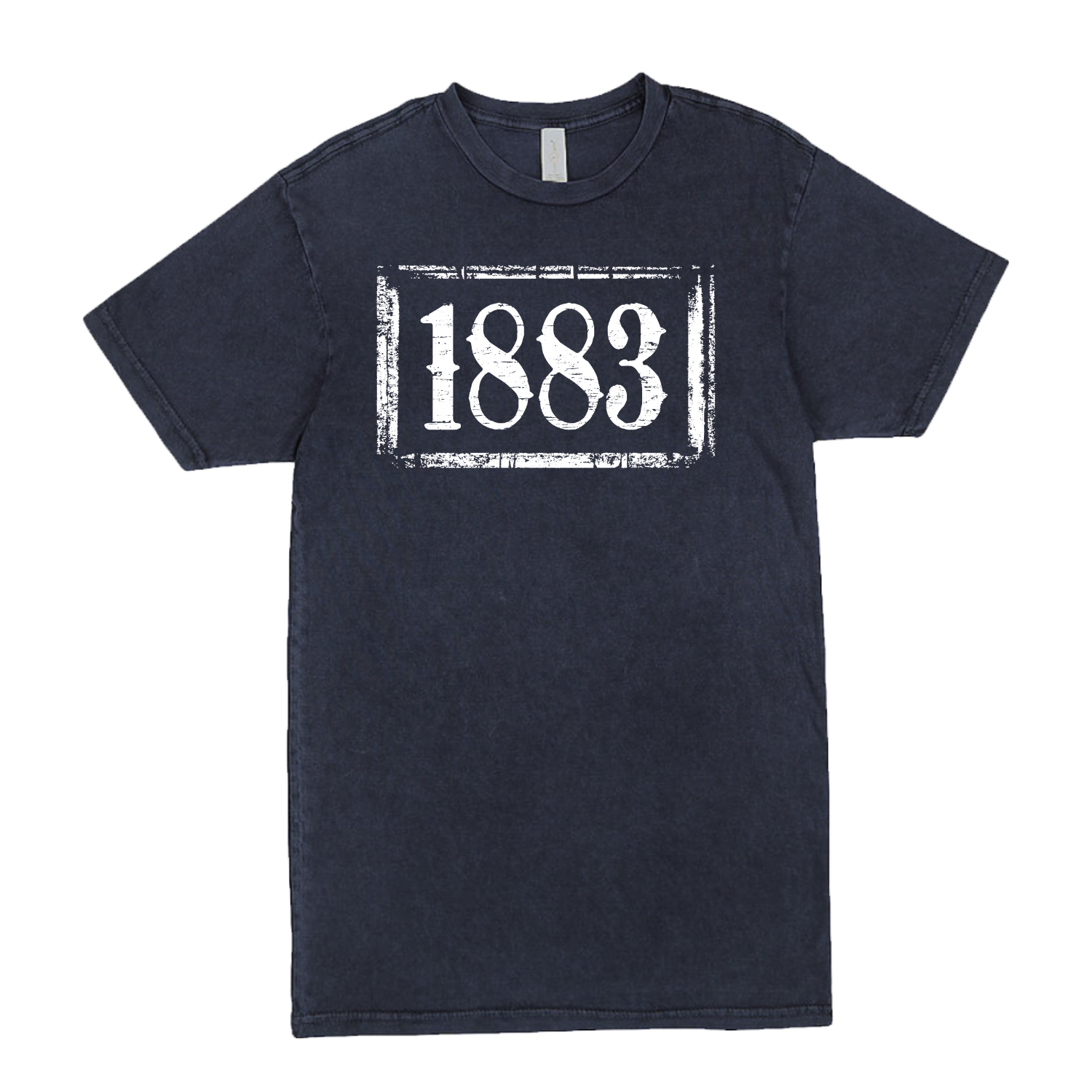 Yellowstone 1883 Logo Distressed Short Sleeve T-Shirt