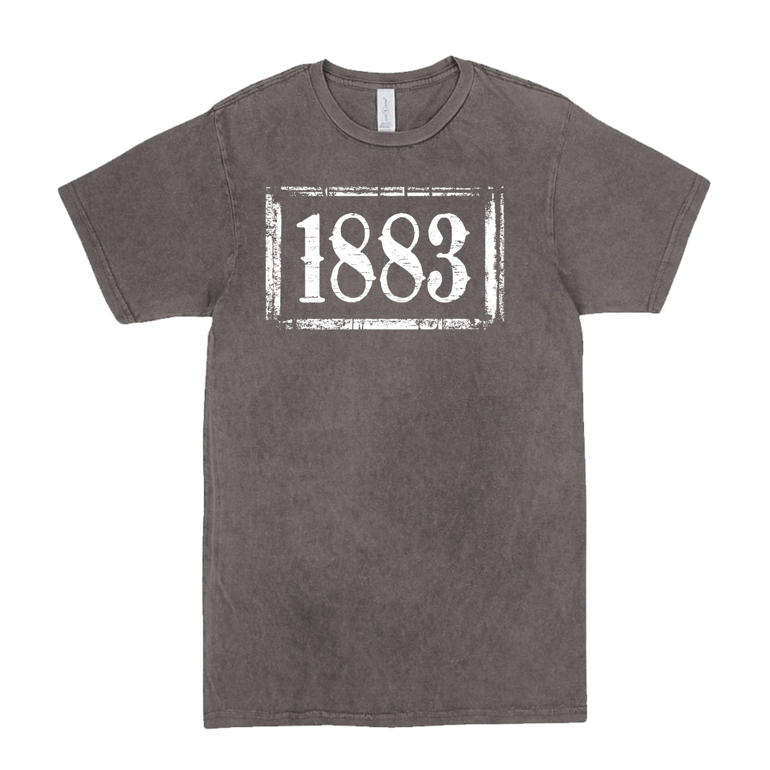 Yellowstone 1883 Logo Distressed Short Sleeve T-Shirt