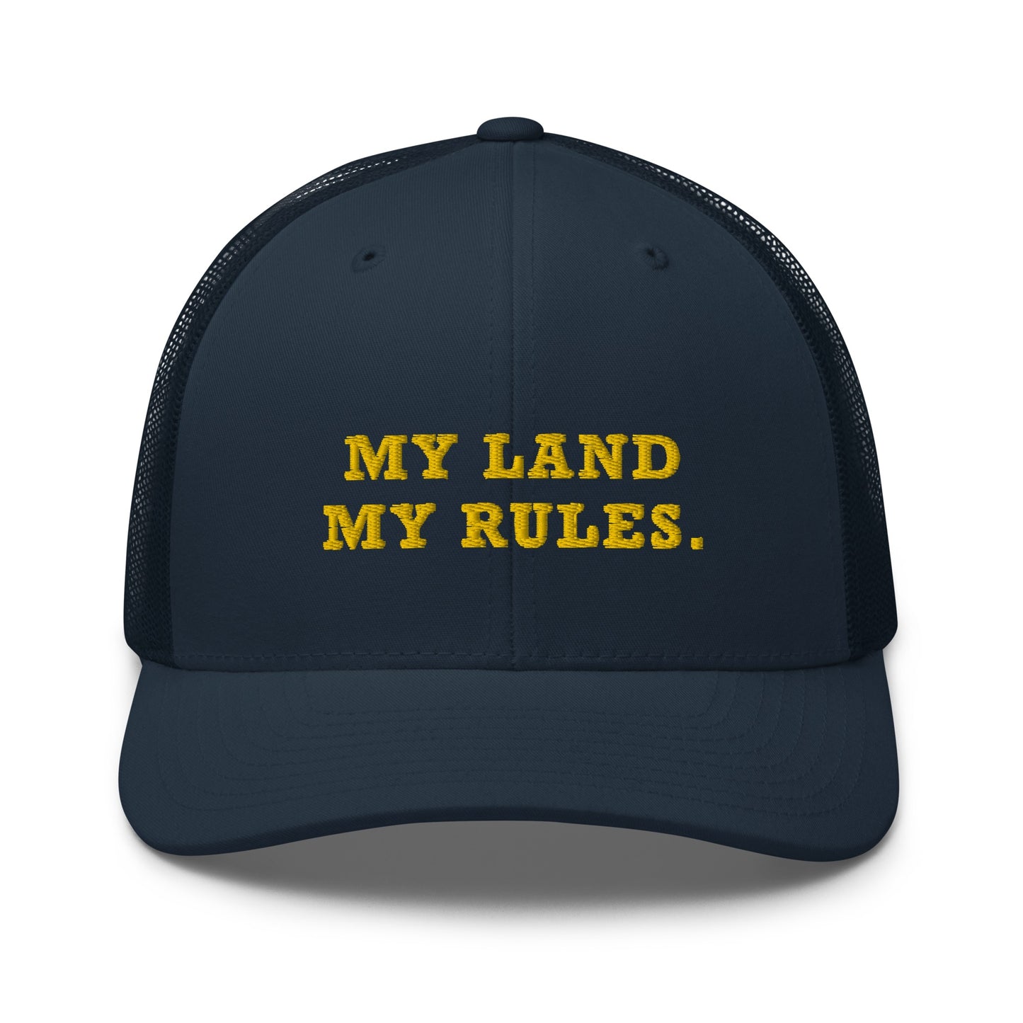 Yellowstone My Land My Rules Retro Trucker Hat