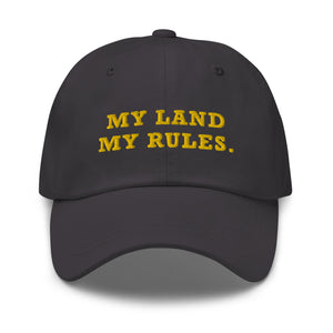 Yellowstone My Land My Rules Classic Dad Hat