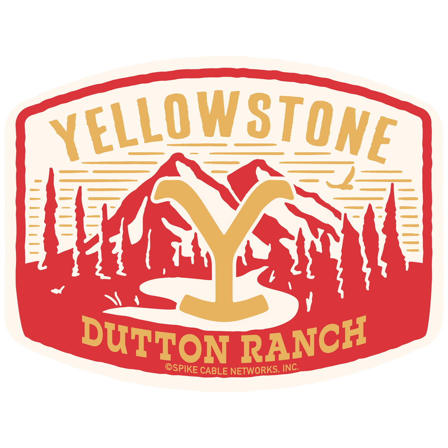 Yellowstone Assorted Patches Sticker Pack of 3
