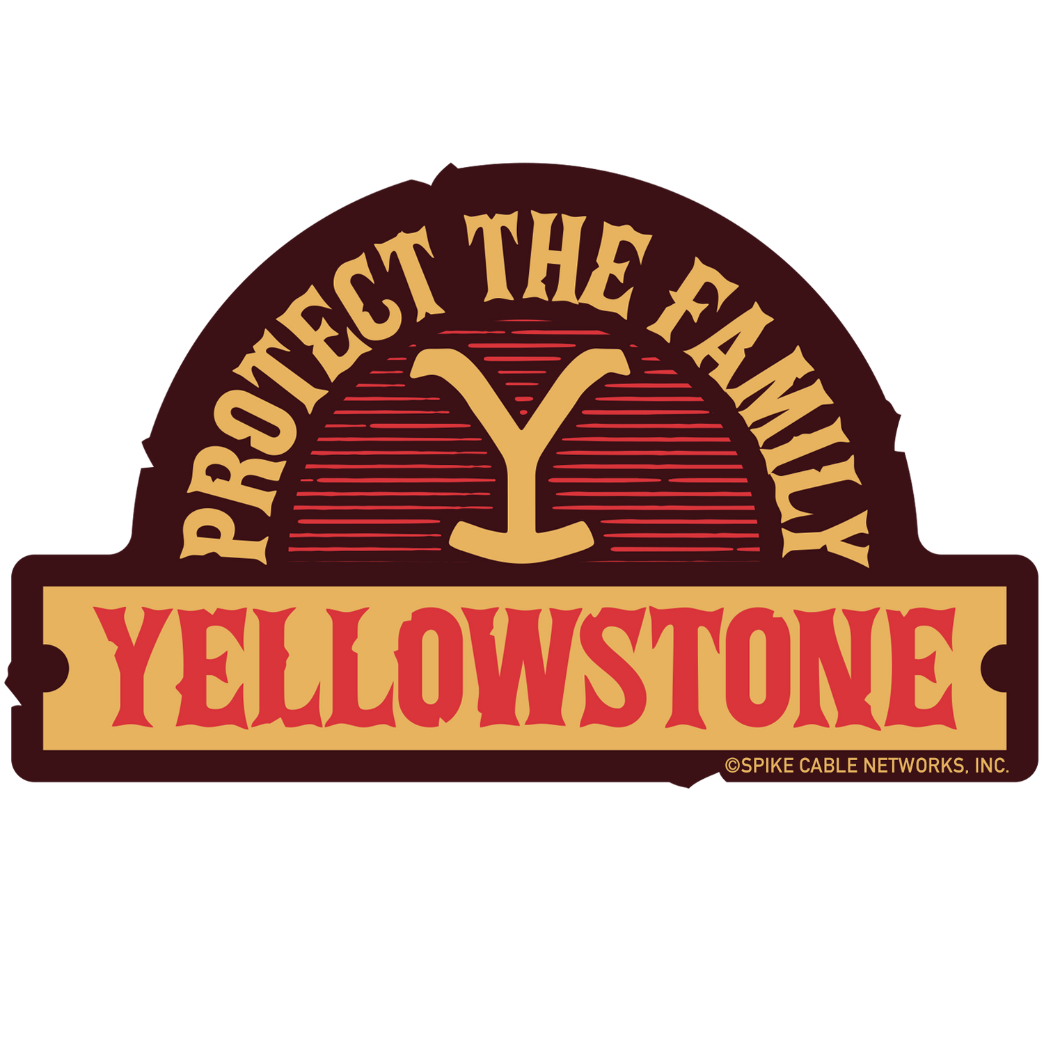 Yellowstone Assorted Patches Sticker Pack of 3