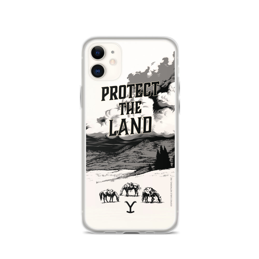 Yellowstone Protect the Land Dark iPhone Case