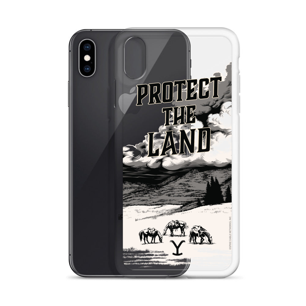 Yellowstone Protect the Land Dark iPhone Case