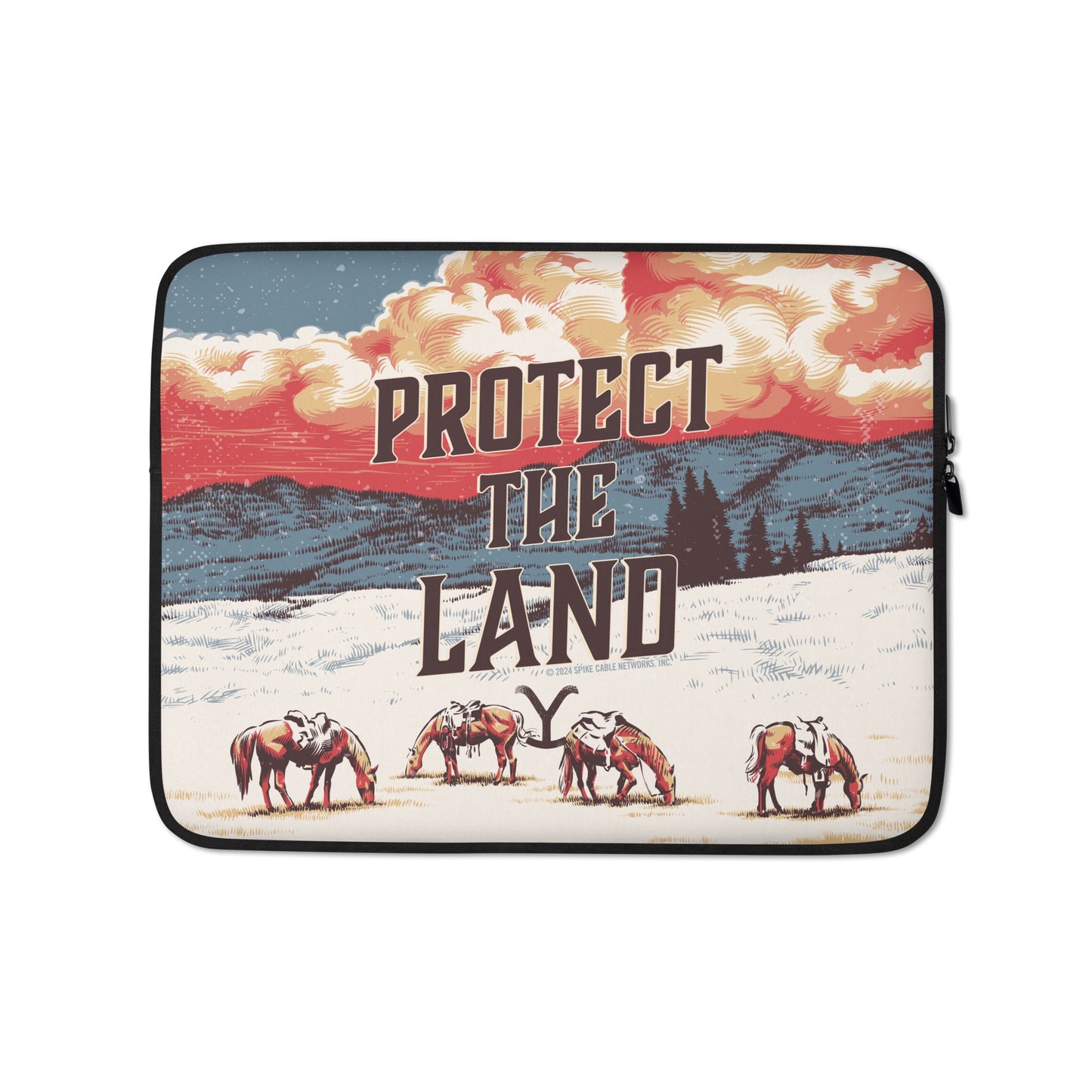 Yellowstone Protect The Land Laptop Sleeve