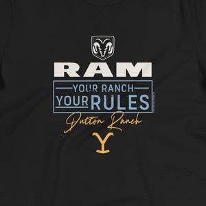 Yellowstone x Ram Your Ranch Your Rules MujeresCamiseta