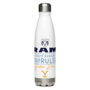 Yellowstone x Ram Your Ranch Your Rules Botella de agua