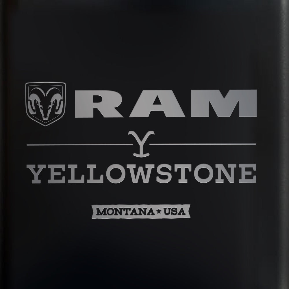 Yellowstone x Ram Matte Flask