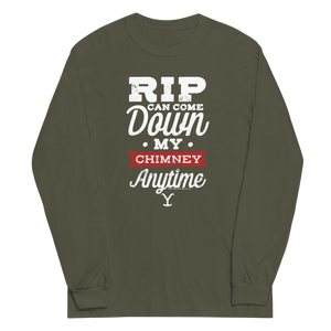 Yellowstone RIP Can Come Down My Chimney Any Time Adult Long Sleeve T-Shirt