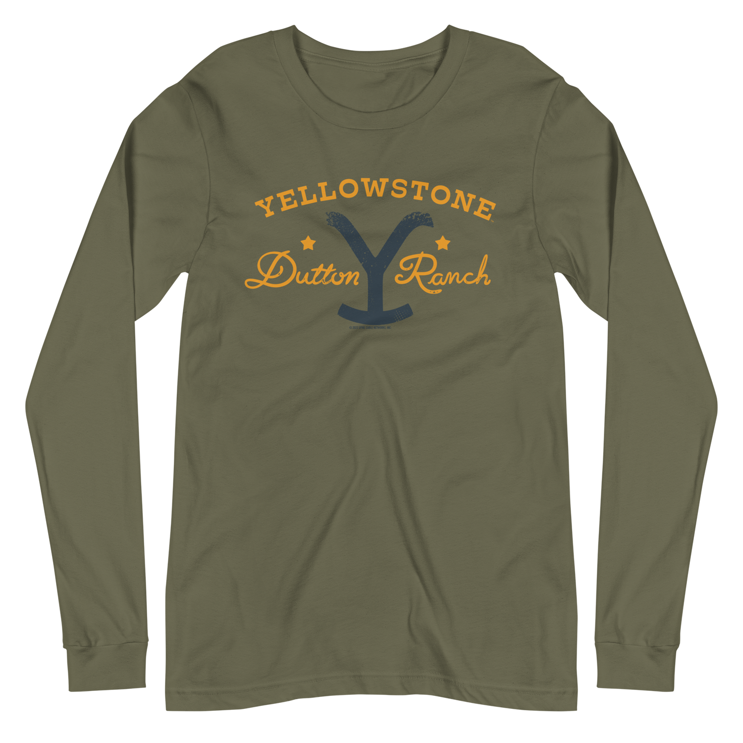 Yellowstone Dutton Ranch Star Adult Long Sleeve T-Shirt