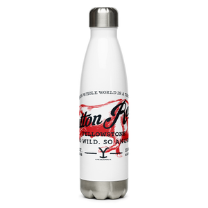Yellowstone Dutton Ranch So Wild So Angry Stainless Steel Water Bottle