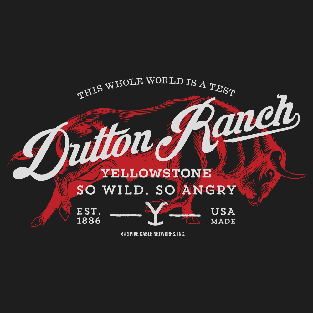 Yellowstone Dutton Ranch So Wild So Angry Women's Racerback Tank Top