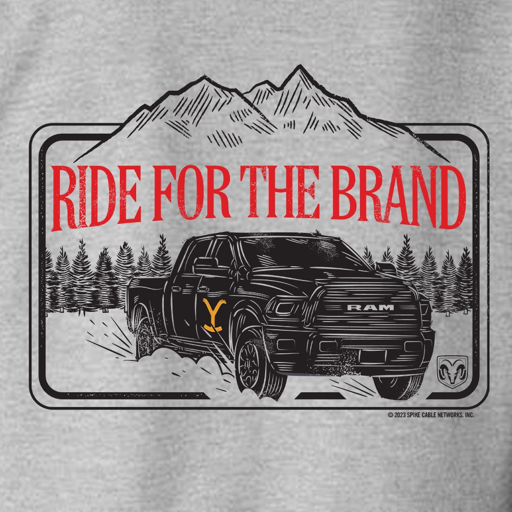 Yellowstone Sudadera con capucha y cremallera Ram Ride For The Brand