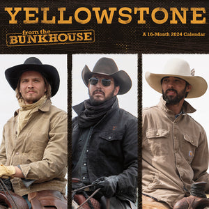 Yellowstone Aus dem Bunk House 16-Monats-Wandkalender 2024